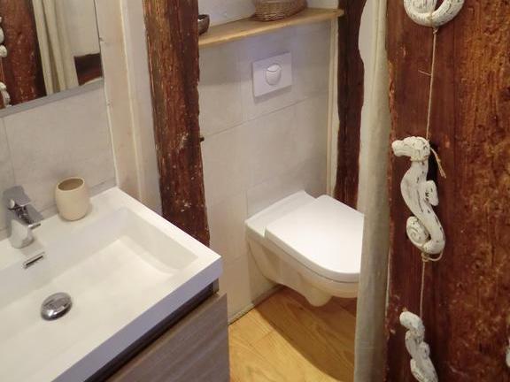 Salle d'eau et WC - Gîte à Turckheim